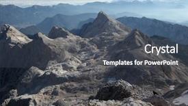  Presentation with summit - Colorful presentation enhanced with m dia - view from the summit backdrop and a dark gray colored foreground