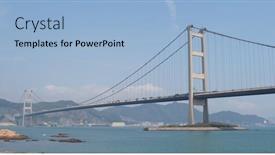  Presentation with suspension bridge - 