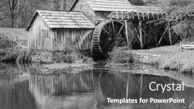  Presentation with virginia - Cool new PPT layouts with mabry-mill-in-black backdrop and a gray colored foreground