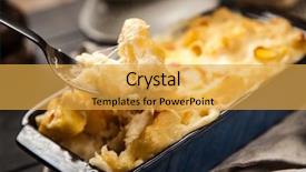  Presentation with mac - PPT layouts having mac and cheese background and a yellow colored foreground