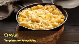  Presentation with mac - Slides consisting of mac and cheese background and a  colored foreground