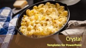  Presentation with mac - Cool new presentation theme with mac and cheese backdrop and a tawny brown colored foreground