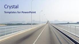  Presentation with traffic - Slides enhanced with macao ex-colony of portugal background and a  colored foreground