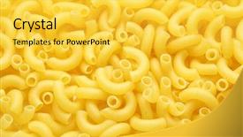  Presentation with macaroni - PPT theme having lot pasta dry pasta - macaroni background and a yellow colored foreground