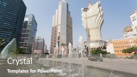  Presentation with macau casino - PPT theme consisting of macau-china-november-2-2012 background and a  colored foreground