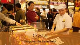  Presentation with macau - Slide deck enhanced with blue-gray gnatcatcher perched on a branch background and a lemonade colored foreground