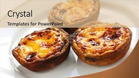  Presentation with exotic unique homemade soap - Slide deck consisting of macau e hong kong - homemade egg tart background and a lemonade colored foreground