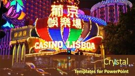  Presentation with macau casino - Theme consisting of macau-october-12-exterior background and a tawny brown colored foreground