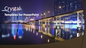  Presentation with revenue - Colorful theme enhanced with macau-october-12-skyline backdrop and a navy blue colored foreground