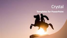  Presentation with alexander the great - Amazing presentation having macedon - statue of alexander the great backdrop and a gray colored foreground