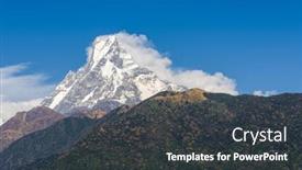  Presentation with nepal - Cool new presentation with machapuchre-in-the-annapurna-region backdrop and a dark gray colored foreground