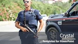  Presentation with force - Slide deck consisting of young teenager preparing for exams studying at a desk indoors background and a light gray colored foreground