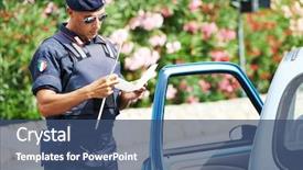  Presentation with force - Beautiful theme featuring florist selling flowers backdrop and a coral colored foreground.