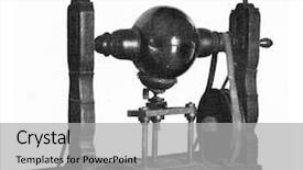  Presentation with humanity - Presentation theme featuring machine of the eighteenth century background and a light gray colored foreground
