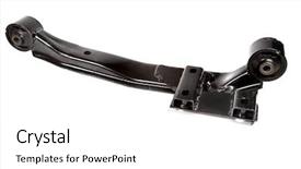  Presentation with black car dealer - Audience pleasing presentation design consisting of machine parts - black metal car spare isolated backdrop and a white colored foreground