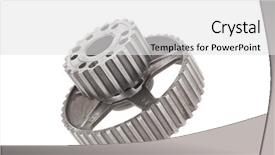  Presentation with stainless steel abstract - Beautiful presentation featuring machine parts - real used stainless steel car backdrop and a white colored foreground