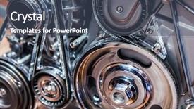  Presentation with electrical car - Theme with machine power electrical enginering - close up shot of car background and a ocean colored foreground