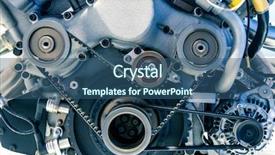  Presentation with electrical car - Theme having machine power electrical enginering - close up shot of car background and a ocean colored foreground