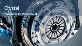  Presentation with car engine - Cool new theme with machine power electrical enginering - close up shot of car backdrop and a ocean colored foreground