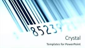  Presentation with code - Slides enhanced with machine-readable bar code background and a cool aqua colored foreground