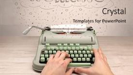  Presentation with first - Amazing PPT layouts having machine related - first person perspective hand writing backdrop and a  colored foreground