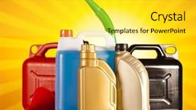  Presentation with car wash wastewater - Beautiful PPT theme featuring machines capacity - liquids for car backdrop and a  colored foreground