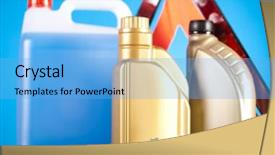  Presentation with car - Cool new presentation with machines capacity - liquids for car backdrop and a  colored foreground