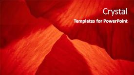  Presentation with abstract red - Presentation design featuring macro-abstract-backgrount-of-red and a crimson colored foreground