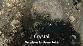  Presentation with abstract water color - Slides enhanced with macro-abstract-texture-background-acrylic background and a black colored foreground