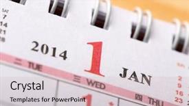  Presentation with january - PPT layouts enhanced with macro chinese calendar 2014 - january background and a soft green colored foreground