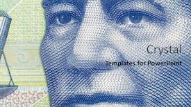  Presentation with photograph - Colorful theme enhanced with the mexican 20 peso backdrop and a light blue colored foreground