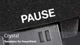  Presentation with pause - PPT layouts consisting of macro-close-up-photograph background and a gray colored foreground