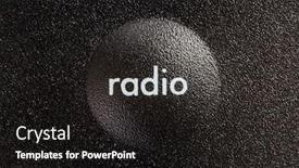  Presentation with photograph - PPT layouts consisting of macro-close-up-photograph background and a black colored foreground