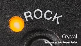  Presentation with photograph - PPT theme consisting of macro-close-up-photograph background and a dark gray colored foreground