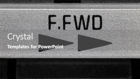  Presentation with photograph - Presentation theme featuring macro-close-up-photograph background and a gray colored foreground