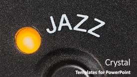  Presentation with jazz - Slides with macro-close-up-photograph background and a dark gray colored foreground