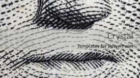  Presentation with george washington - Amazing presentation design having macro-close-up-photograph backdrop and a light gray colored foreground