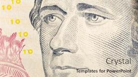  Presentation with alexander hamilton - Presentation theme featuring macro-close-up-photograph background and a lemonade colored foreground