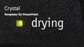  Presentation with photograph - Beautiful PPT theme featuring macro-close-up-photograph backdrop and a dark gray colored foreground