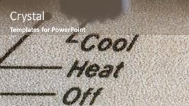  Presentation with air conditioning - Slide deck featuring macro-close-up-photograph background and a violet colored foreground