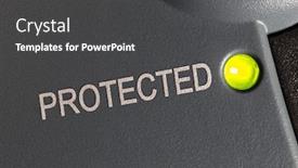  Presentation with photograph - Theme with macro-close-up-photograph background and a dark gray colored foreground