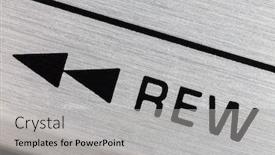  Presentation with tape - Theme enhanced with macro-close-up-view background and a light gray colored foreground