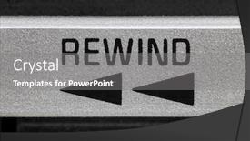  Presentation with cassette - Beautiful presentation theme featuring macro-close-up-view backdrop and a gray colored foreground