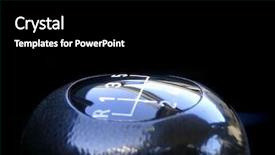  Presentation with vehicle - Presentation having a vehicle's gear background and a black colored foreground