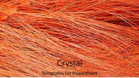  Presentation with abstract and red - Colorful PPT theme enhanced with macro herbage - abstract red hay grass nature backdrop and a  colored foreground