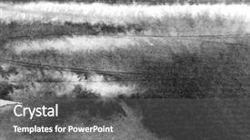  Presentation with black ink - Colorful PPT theme enhanced with macro ink abstract 3 backdrop and a gray colored foreground