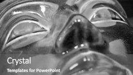  Presentation with king - Colorful slide set enhanced with macro king tut face 3 backdrop and a gray colored foreground