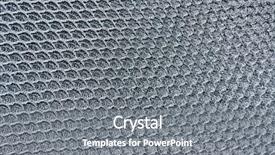  Presentation with fibers - Slides having macro metal chain link fibers background and a gray colored foreground