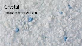  Presentation with detergent powder - Presentation with granule powder type detergent background and a light gray colored foreground