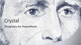  Presentation with president - Slides featuring macro of andrew jackson background and a white colored foreground